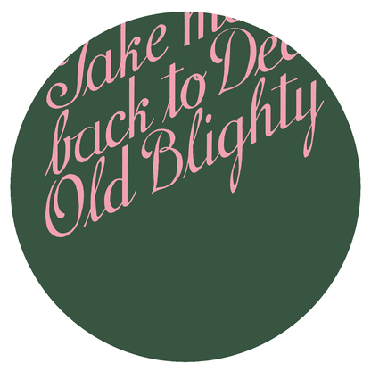 The Smiths -The Queen Is Dead - Take me back to Dear Old Blighty - Version 2 - Back Print