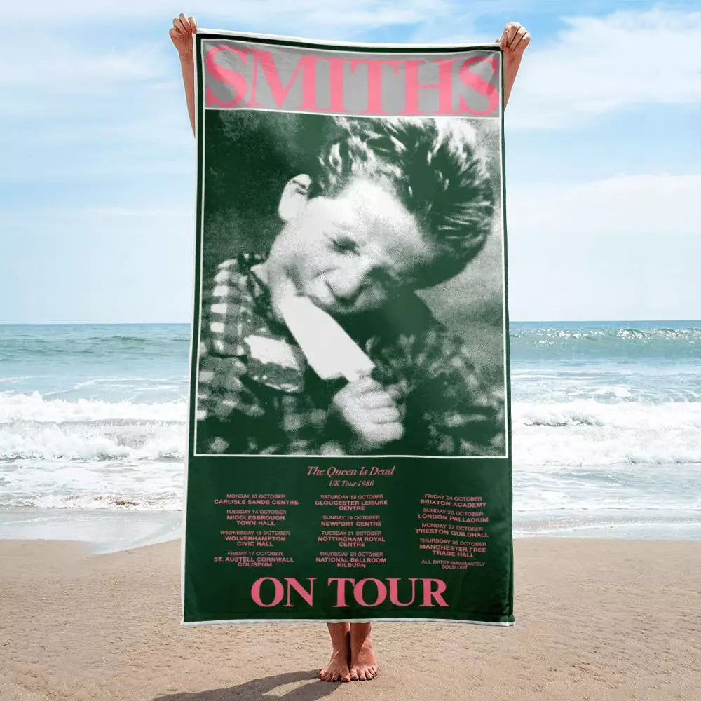 THE SMITHS - The Queen Is Dead - UK Tour - 1986 - Beach Towel Towel