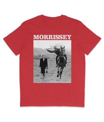 Morrissey - Tour 2018 - Thatcher Backdrop - White Text