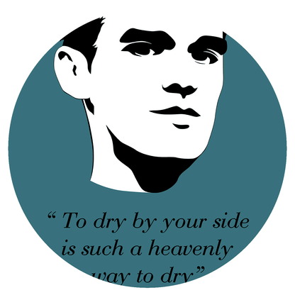 The Smiths - "To dry by your side is such a heavenly way to dry" - Stargazer - Tea Towel