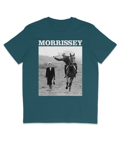 Morrissey - Tour 2018 - Thatcher Backdrop - White Text