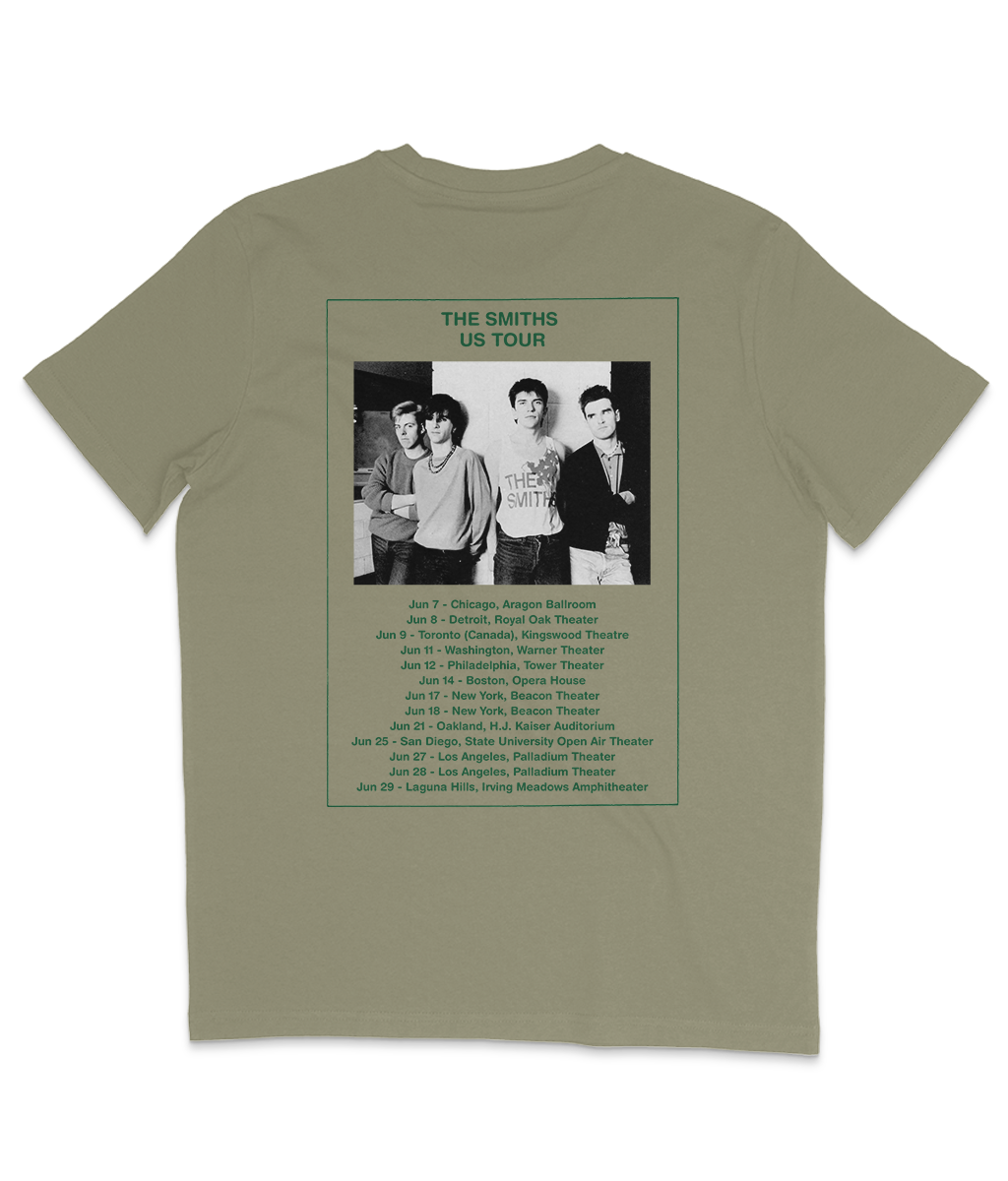 THE SMITHS - Meat Is Murder - 1985 - US Tour - Back Print