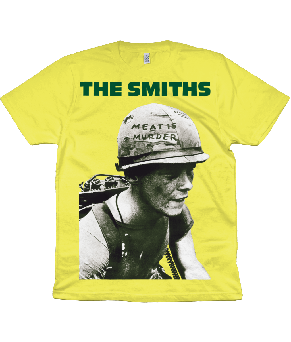 THE SMITHS - MEAT IS MURDER - Green Text - Version 2