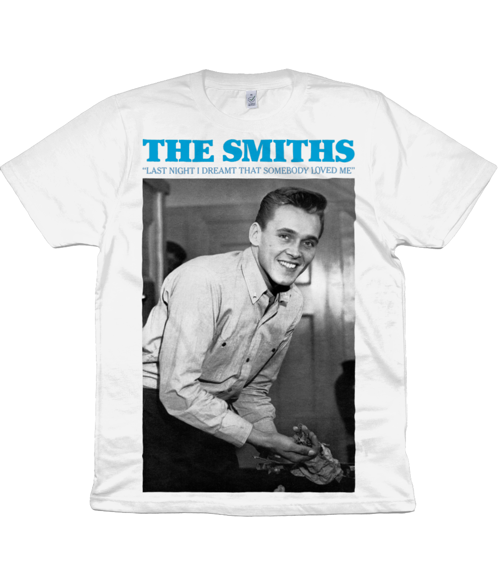 THE SMITHS - LAST NIGHT I DREAMT THAT SOMEBODY LOVED ME - 1987 - Blue Text