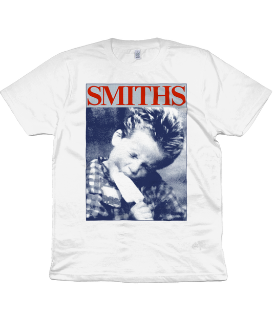 THE SMITHS - 'Boy With Lolly' - 1986 - Dark Blue & Red - Vintage Print Size