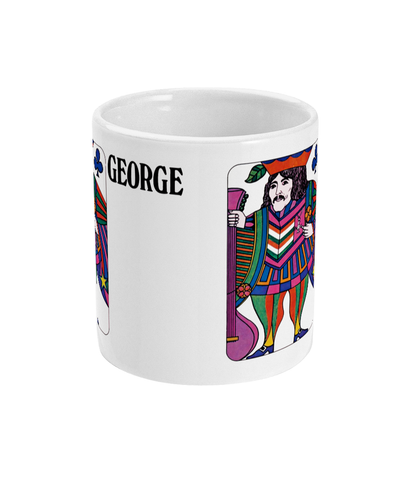 The Beatles - Vintage Playing Card - 1968 - George - Mug