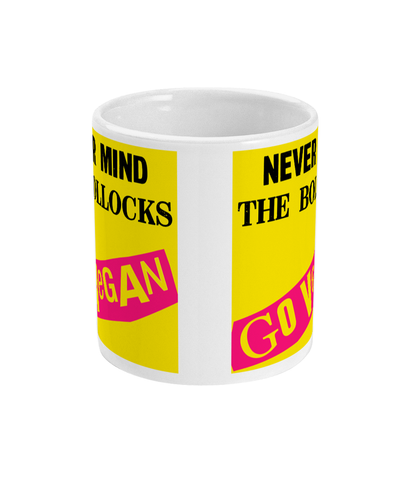 NEVER MIND THE BOLLOCKS - GO VEGAN - Mug