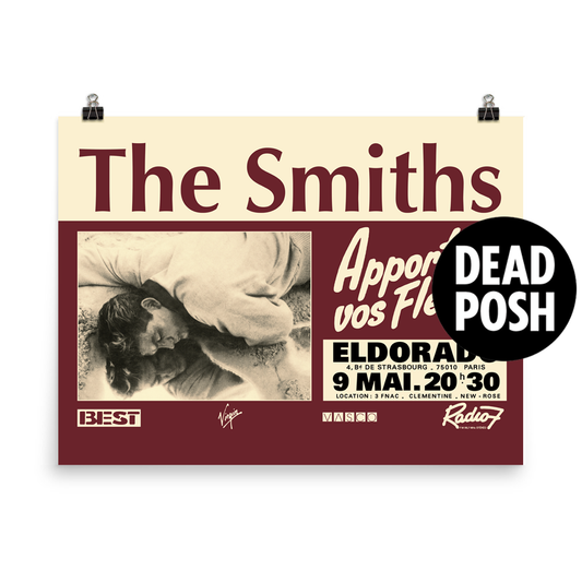 The Smiths - Paris - Eldorado - 1984 - French Concert Poster