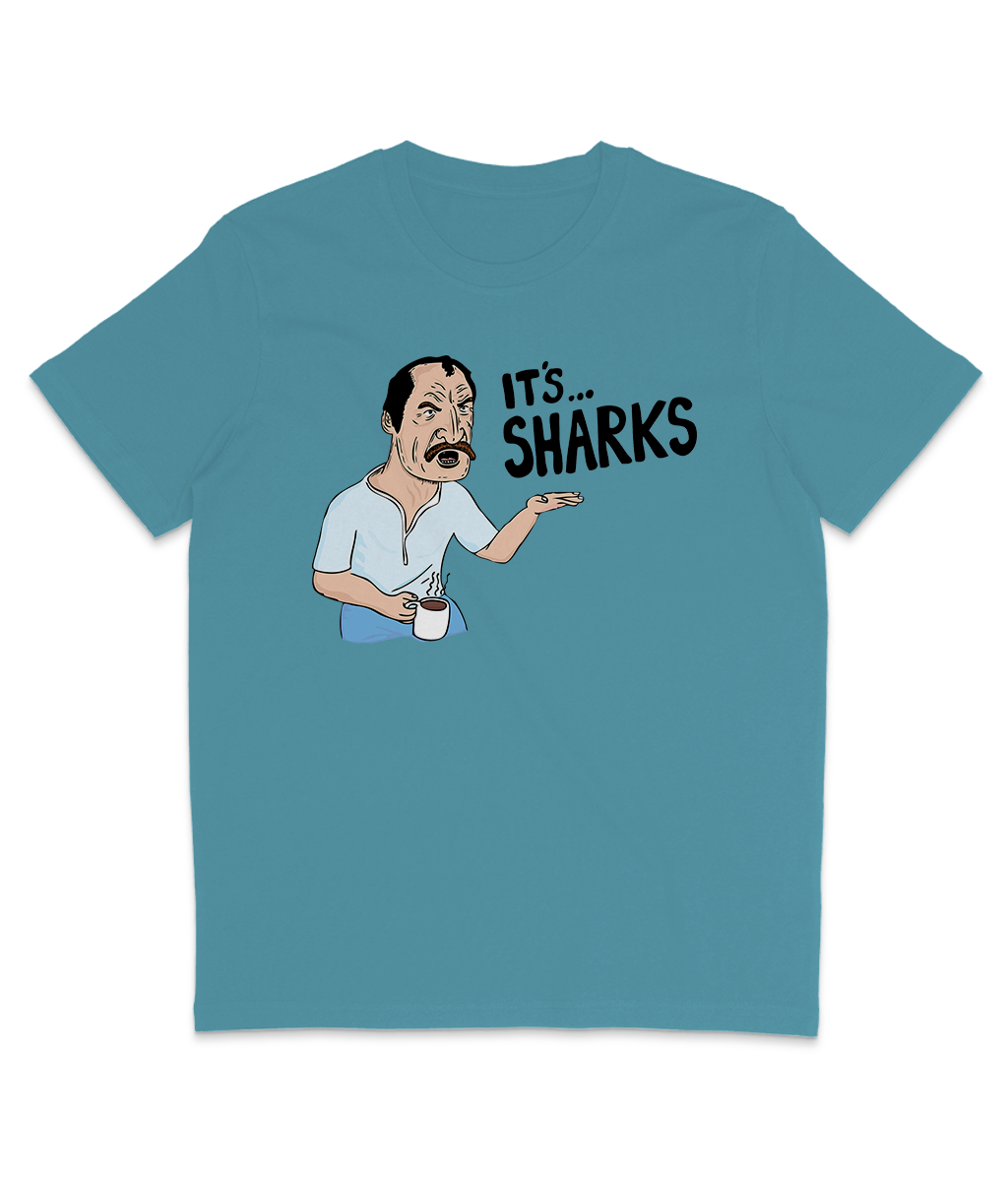 Paul Sykes - IT'S...SHARKS - Cartoon