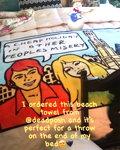 Sex Pistols - 'CHEAP HOLIDAY' - Beach Towel