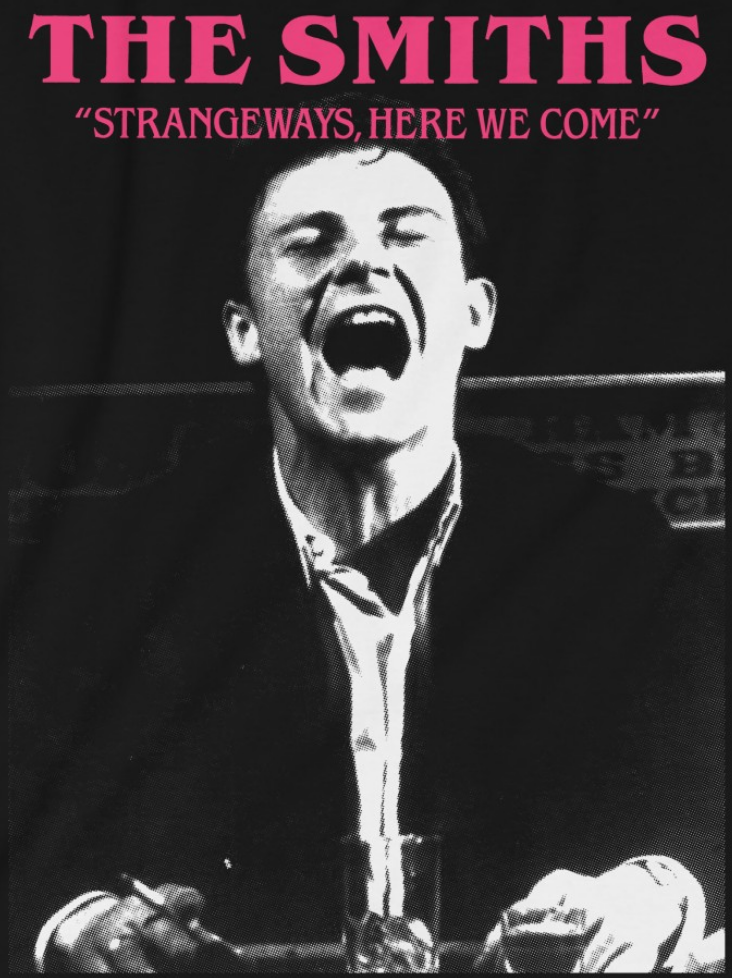 THE SMITHS - STRANGEWAYS, HERE WE COME - 1987 - HARVEY KEITEL VERSION - Black & Pink