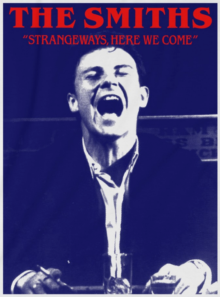 THE SMITHS - STRANGEWAYS, HERE WE COME - 1987 - HARVEY KEITEL VERSION - Blue & Red