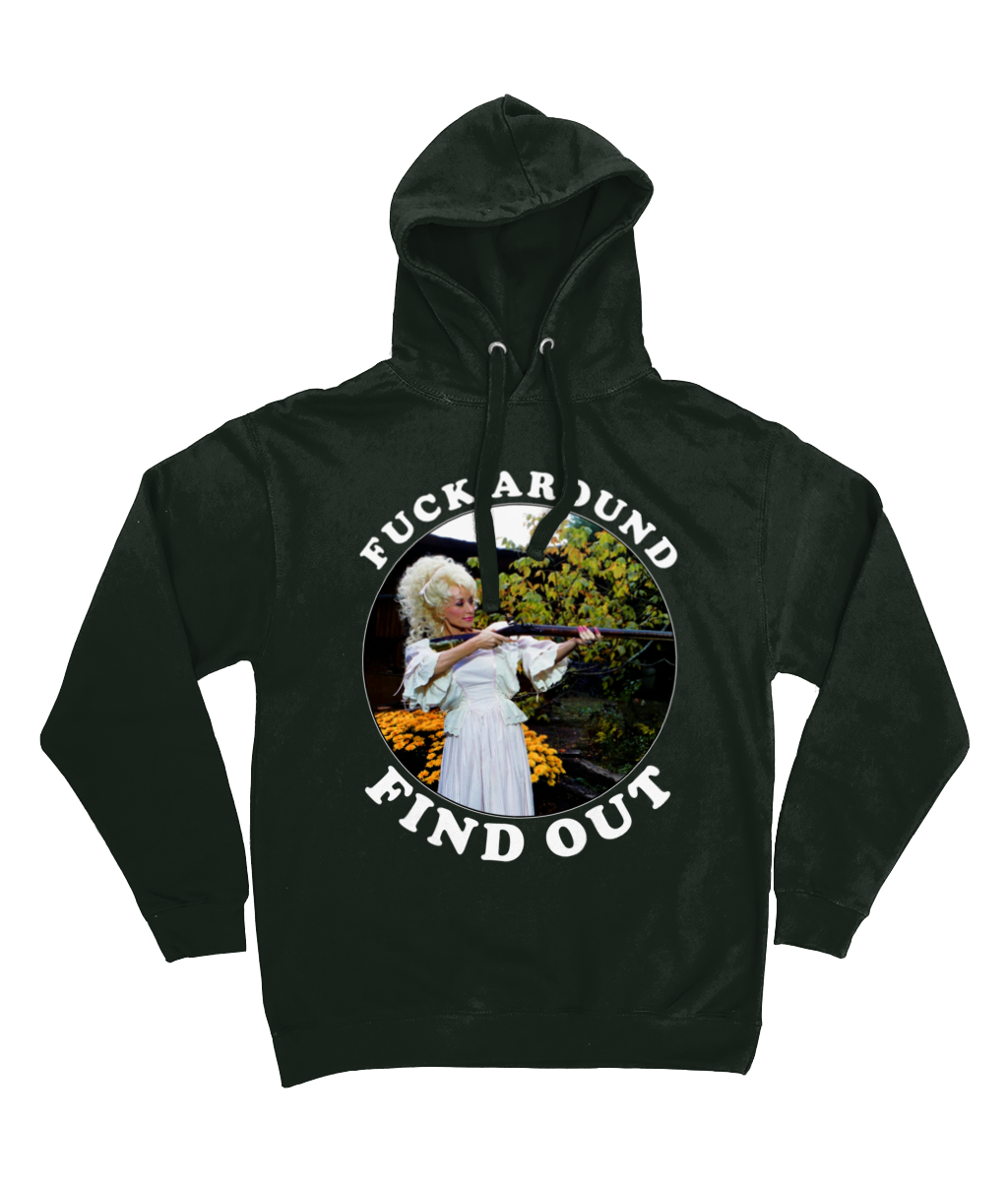 Fuck Around Find Out - White Text - Hoodie