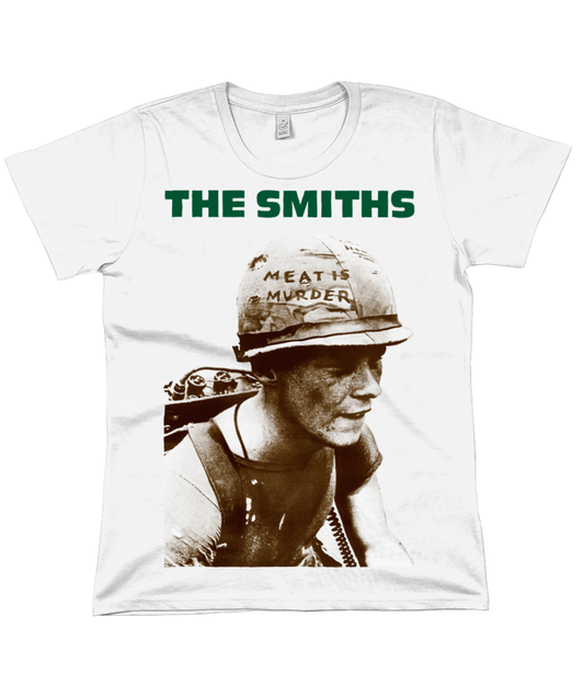 THE SMITHS - MEAT IS MURDER - Green Text - Women's T Shirt