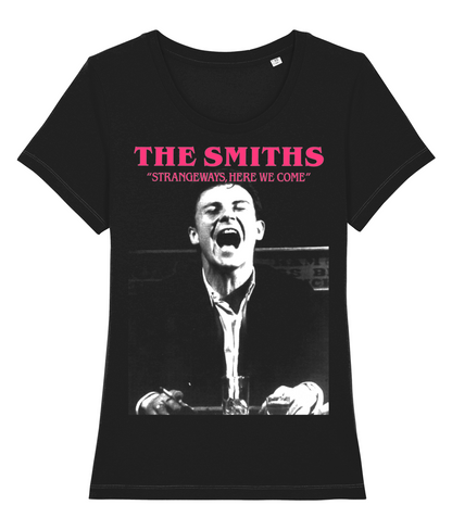 THE SMITHS - STRANGEWAYS, HERE WE COME - 1987 - HARVEY KEITEL VERSION - Black & Pink - Women's T Shirt