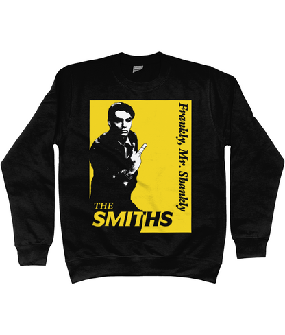 THE SMITHS - Frankly, Mr. Shankly - 1989 - Alain Delon - Lyric Back Print - Sweatshirt