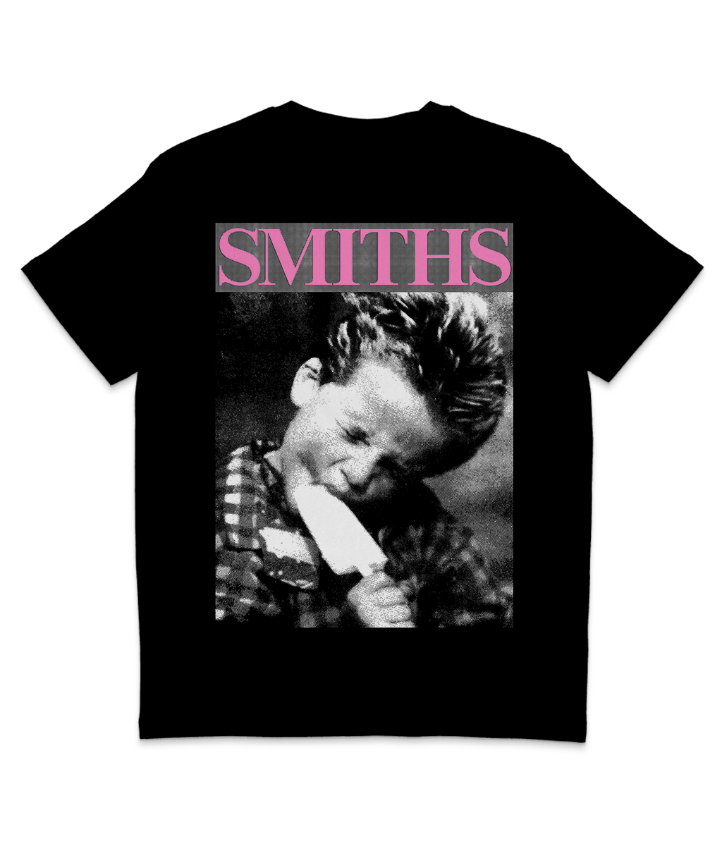 THE SMITHS - 'Boy With Lolly' - 1986 - Pink & Black - Black Shirt