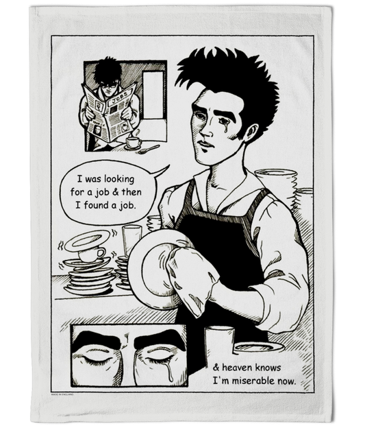 The Smiths - Heaven Knows I'm Miserable Now - Tea Towel