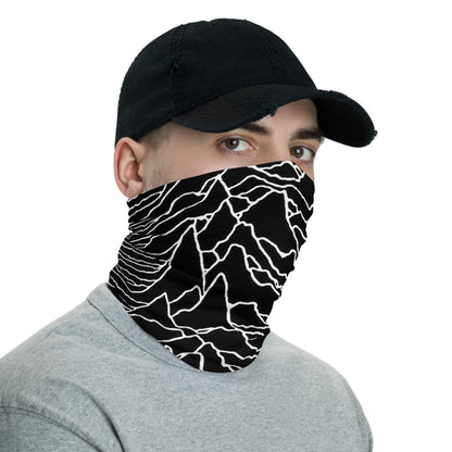 Joy Division - UNKNOWN PLEASURES - Full Print - Face Mask & Neck Gaiter