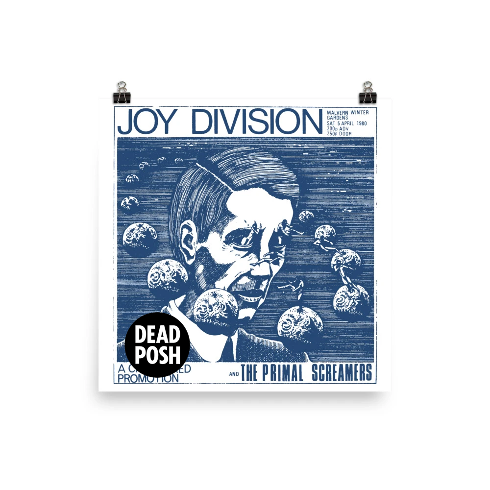 JOY DIVISION - MALVERN WINTER GARDENS - 1980 - Concert Poster