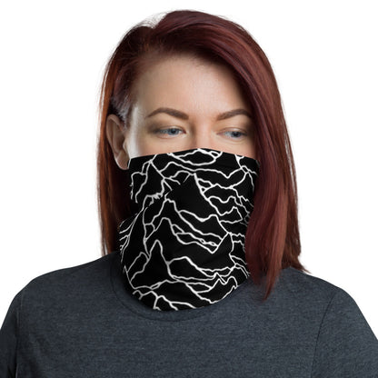 Joy Division - UNKNOWN PLEASURES - Full Print - Face Mask & Neck Gaiter