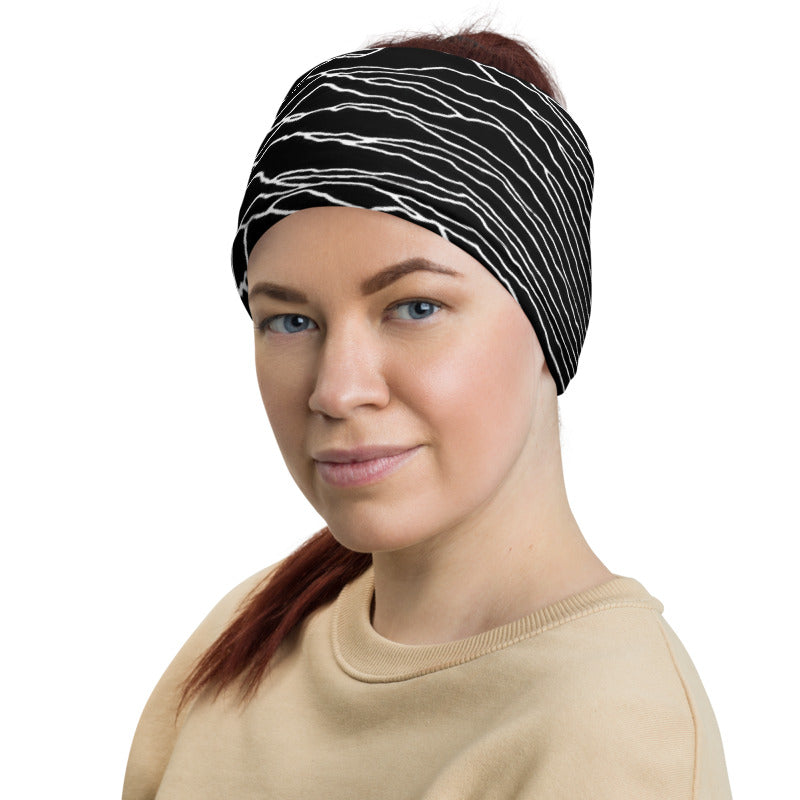 Joy Division - UNKNOWN PLEASURES - Full Print - Face Mask & Neck Gaiter