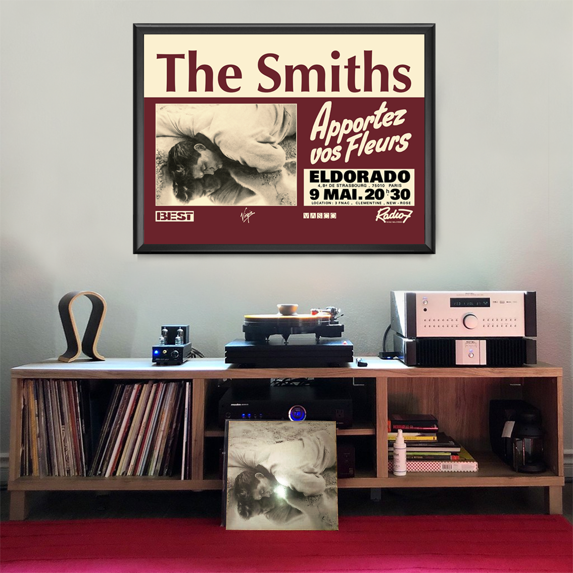 The Smiths - Paris - Eldorado - 1984 - French Concert Poster