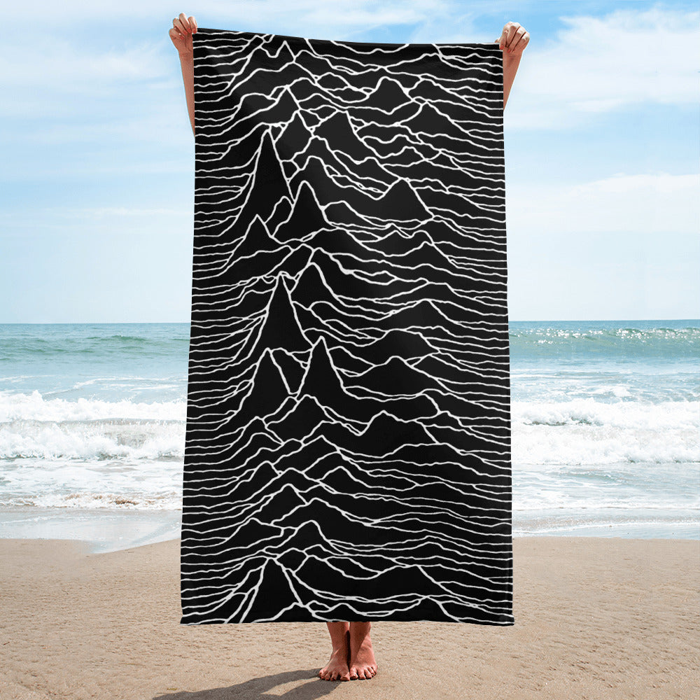 PULSAR - Beach Towel - Large Print