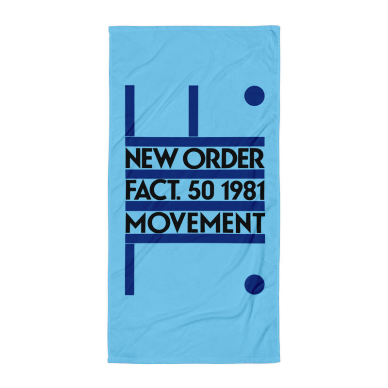 NEW ORDER - MOVEMENT - 1981 - Beach Towel