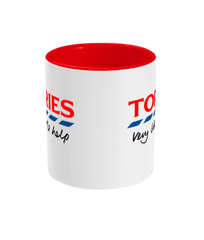 TORIES - Very little help - Two Tone Red - Mug