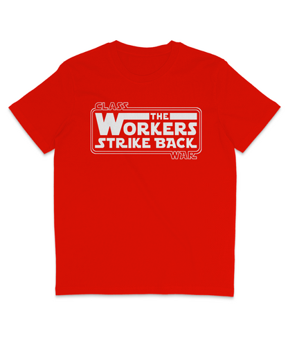 Class War - The Workers Strike Back - White Text